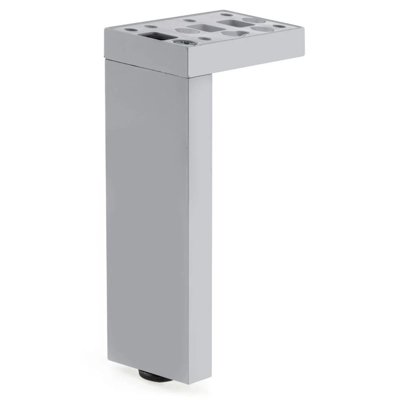 11-3/4" (300 mm) Adjustable Contemporary Versatile T or L Shaped Furniture Leg Aluminum
